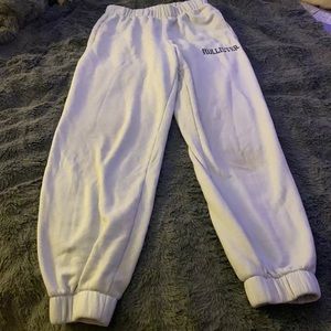 Hollister light blue Ultra high rise sweatpants/joggers